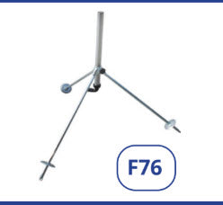 F76 1" BSPM x 600mm to 1 Met. HT adjustable garden sprinkler tripod