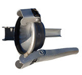 F2 - Black Steel Female Coupling with Three Catches & Seal