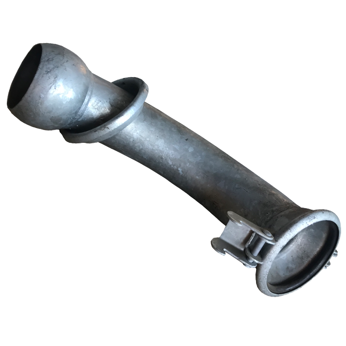 F-type male to female bend with lever ring and seal