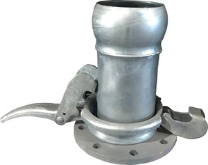 Galv. Steel Flanged Male Coupling Table E with Lever Ring | Australia | Irrigation, Dewatering & Mining