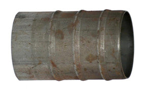 Hose Tail - Black - weld On - 3 - Bead Roller End for Start of Hose