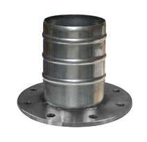 Stainless grade 304 flanged hose tail Table E