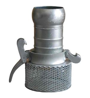B-Type Male Coupling with Mesh Strainer