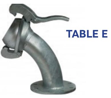 BEND 45 deg Male x Flange E